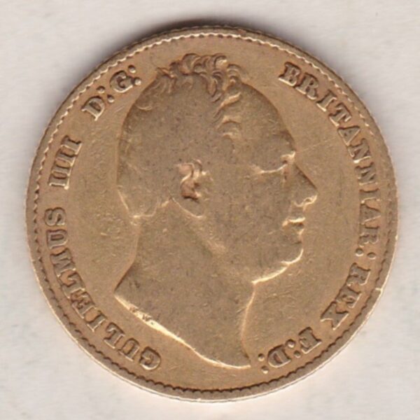 1837 Gold Sovereign Coin – William IV - Image 2