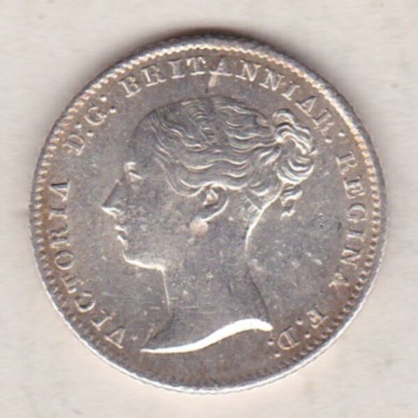 1846 Silver Fourpence Groat - Image 2