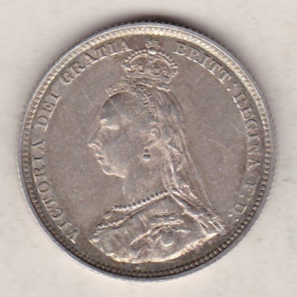 1887 Silver Shilling – Victoria Jubilee Head - Image 2