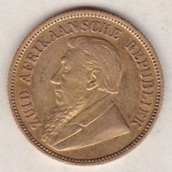 1895 South Africa Gold Half Pond - Image 2