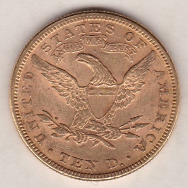 1897 USA Gold Ten Dollars - Image 2