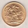 1903 Gold Sovereign Coin. The coin features King Edward VII on the Obverse. St George and the dragon on the reverse. London Mint.