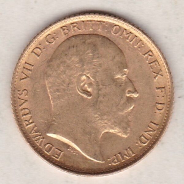 1903 S Gold Half Sovereign - Image 2