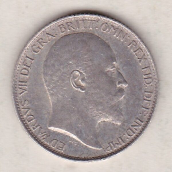 1907 Silver Sixpence – Edward VII - Image 2