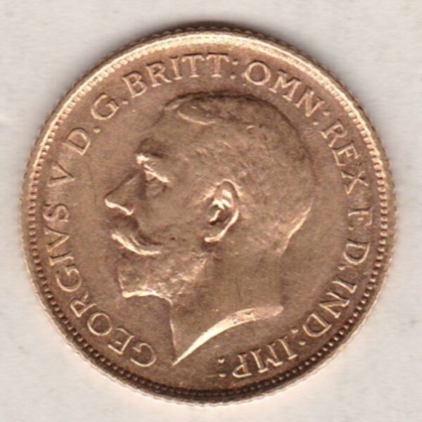 1915 S Gold Half Sovereign - Image 2