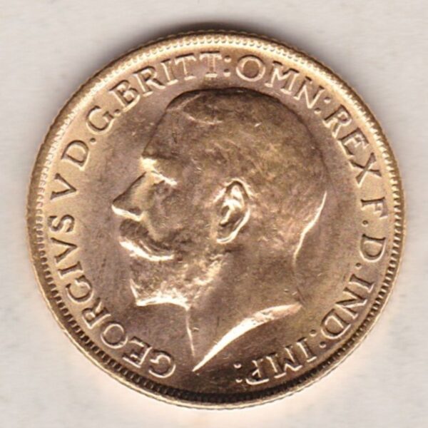 1916 M Gold Sovereign Coin - George V - Image 2