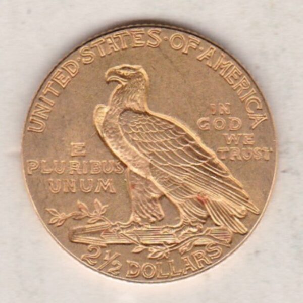 1927 USA Two And A Half Dollars Gold Coin - Image 2