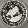 1992 Australia Silver Proof Ten Ounce Kookaburra. This coin contains ten ounces of .999 fine silver. You are buying the ten ounce coin in the pictures.