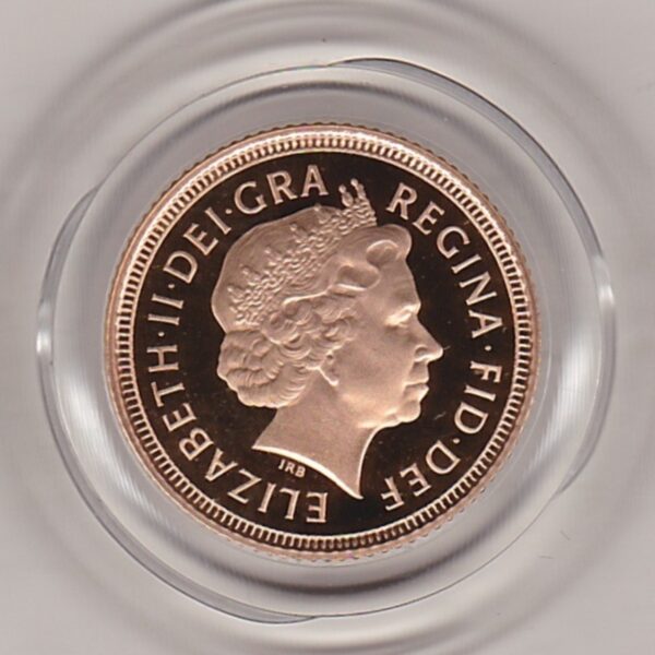 1998 Gold Proof Half Sovereign - Image 2