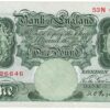 B238 Peppiatt One Pound Banknote 53N. This is the green 1934 Issue, with Serial Number 53N 626646 This note is in mint condition.