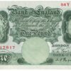 B238 Peppiatt One Pound Banknote 84Y. This is the green 1934 Issue, with Serial Number 84Y517817 This note is in near mint condition.