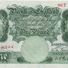 B238 Peppiatt One Pound Banknote 88T. This is the green 1934 Issue, with Serial Number 88T 512344 This note is in near mint condition.