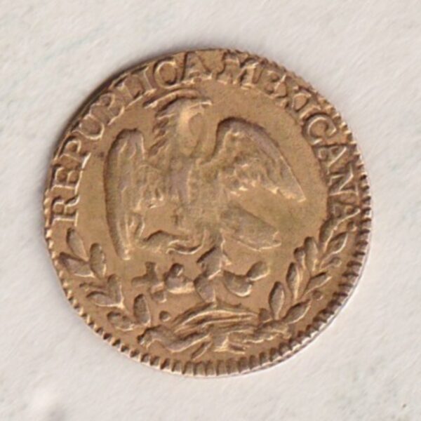 1825 Mexico Gold Half Escudo Coin - Image 2