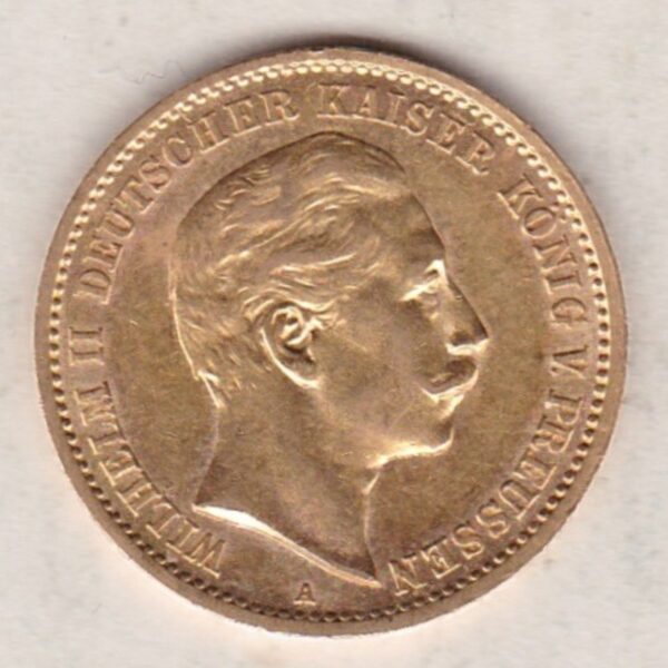 1909 A Germany Gold Ten Mark - Image 2