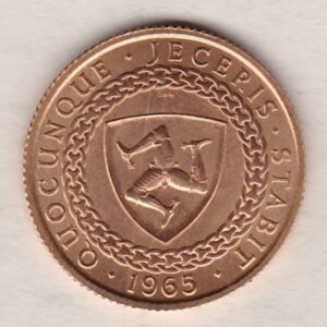 1965 Isle Of Man Gold Sovereign Coin. This full Sovereign coin was struck in 22 carat Gold and weighs approx. 7.98 grams.
