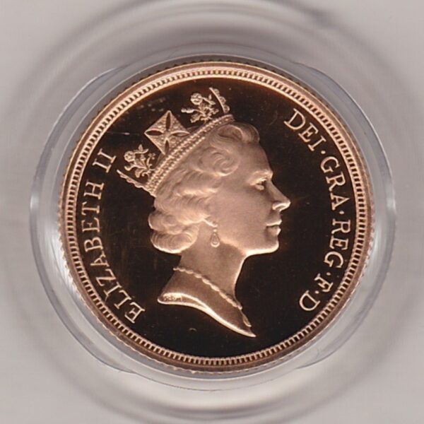 1995 Gold Proof Sovereign Coin - Image 2