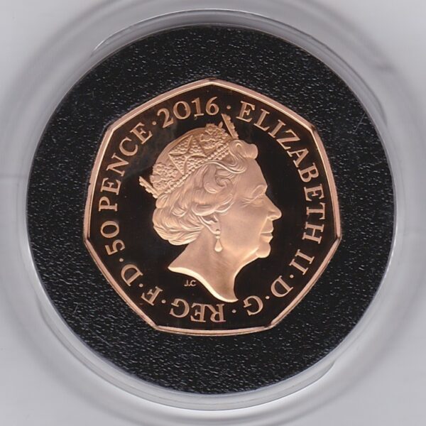 2016 Gold Proof Fifty Pence Team GB - Image 2