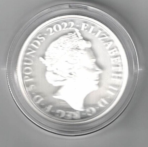 2022 Silver Proof Two Ounce City Views Rome Coin - Image 2