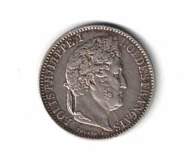 1847 A France Silver Fifty Centimes Coin - Image 2