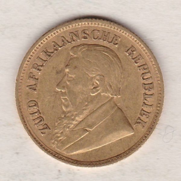 1894 South Africa Gold Half Pond - Image 2