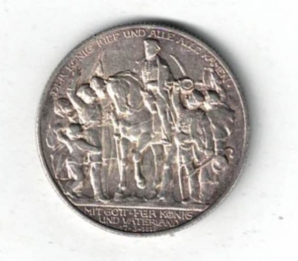 1913 A Germany Silver Two Mark Coin - Image 2