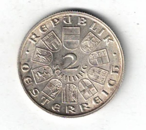 1928 Austria Silver Two Schillings Coin - Image 2