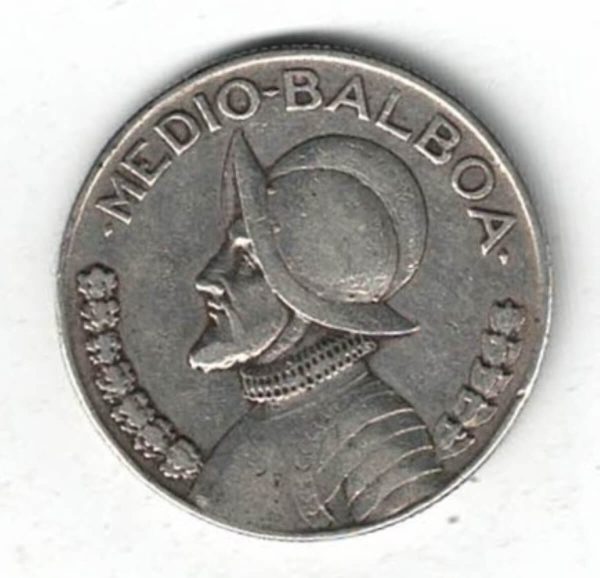 1930 Panama Silver Half Balboa Coin - Image 2