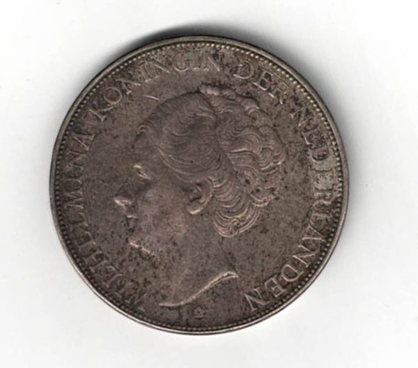 1940 Netherlands Silver Two And Half Gulden Coin - Image 2
