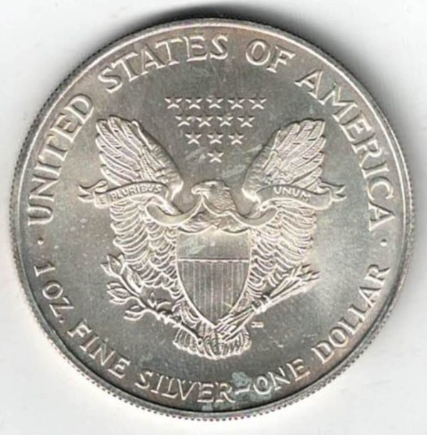 1998 Silver USA One Ounce Eagle - Image 2