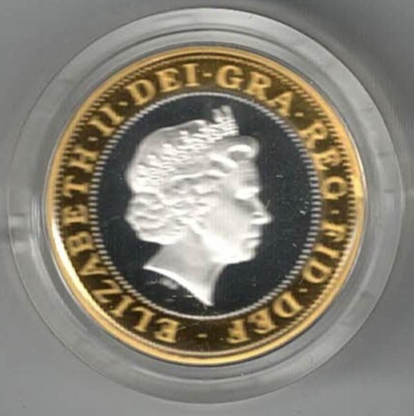 1999 Two Pounds Piedfort Silver Proof Rugby World Cup - Image 2