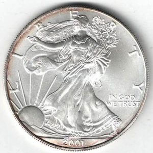 2001 Silver USA One Ounce Eagle