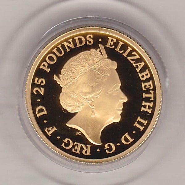 2018 Gold Proof Quarter Ounce Dragon Of Wales - Image 2