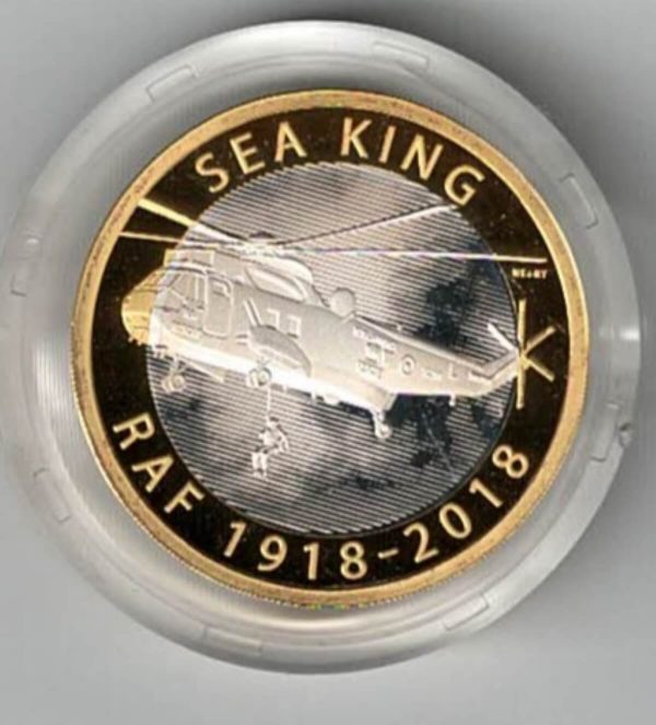 2018 Two Pounds Piedfort Silver Proof Coin. This double thickness coin was issued by the royal mint and includes the original box and certificate.