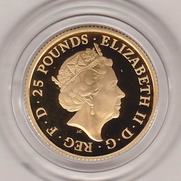 2019 Gold Proof Quarter Ounce Falcon Of The Plantagenets - Image 2