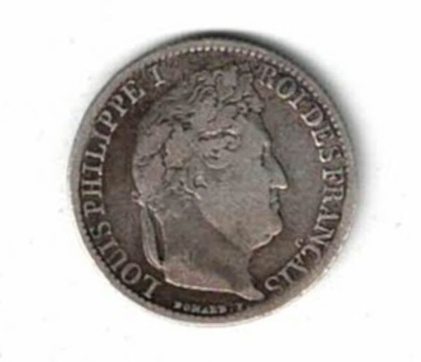 1847 A France Silver Fifty Centimes Coin - Image 2