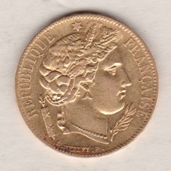 1850 A France Gold Twenty Francs Coin - Image 2