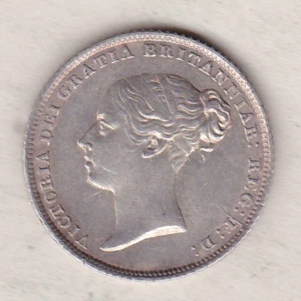 1853 Silver Sixpence - Victoria Young Head - Image 2