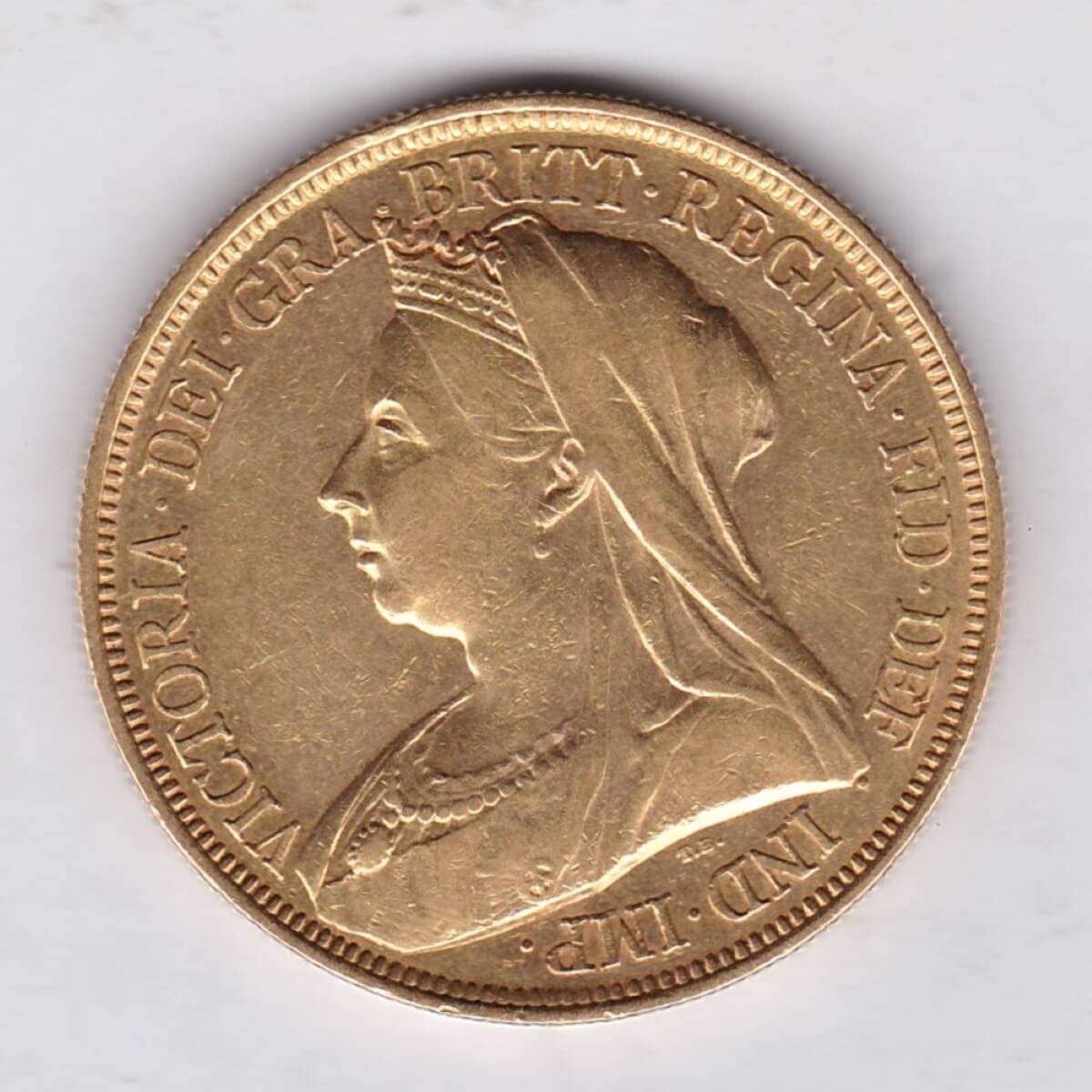 1893 Gold Five Pounds – Queen Victoria - Image 2