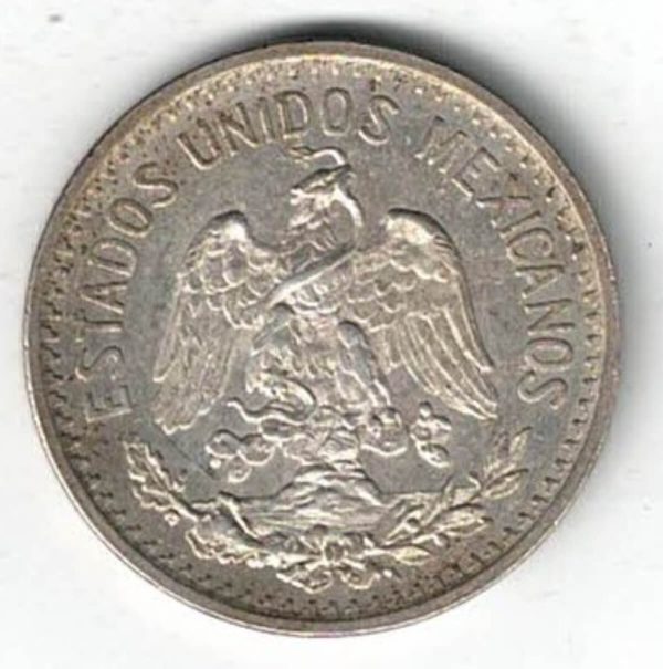 1906 Mexico Silver Fifty Centavos Coin - Image 2