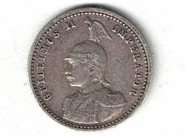 1913 A German East Africa Silver Quarter Rupee Coin - Image 2