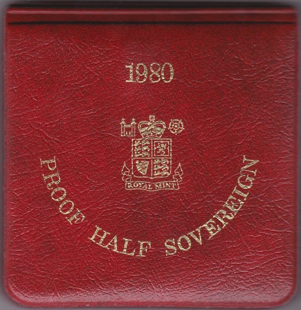 1980 Gold Proof Half Sovereign - Image 4