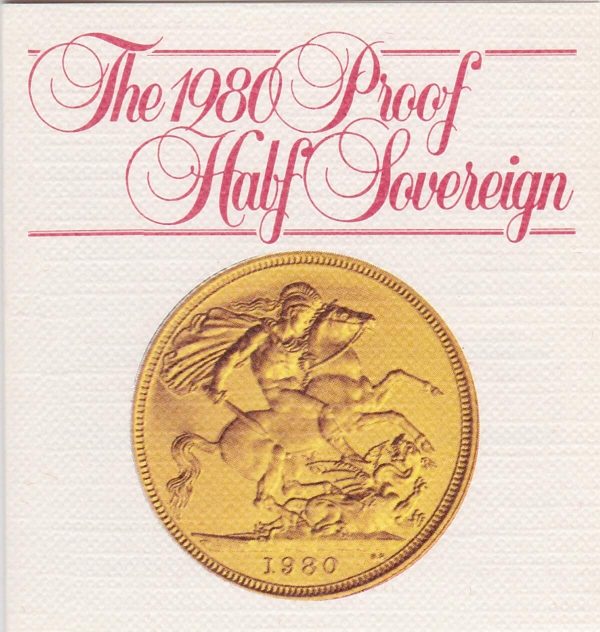 1980 Gold Proof Half Sovereign - Image 3