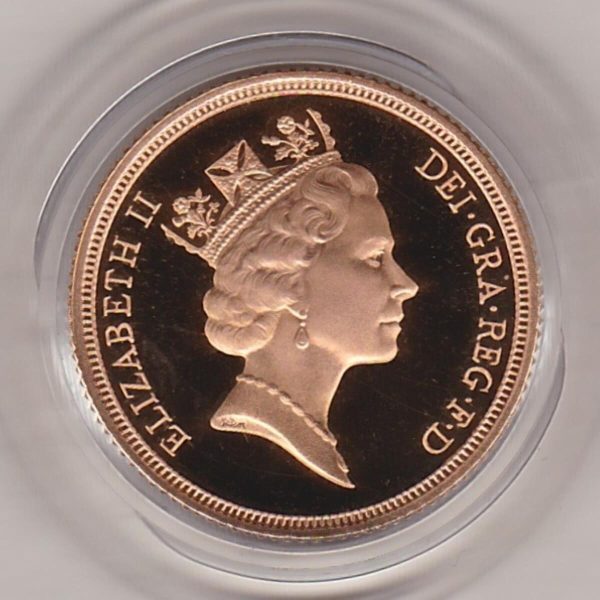 1994 Gold Proof Sovereign - Elizabeth II - Image 2