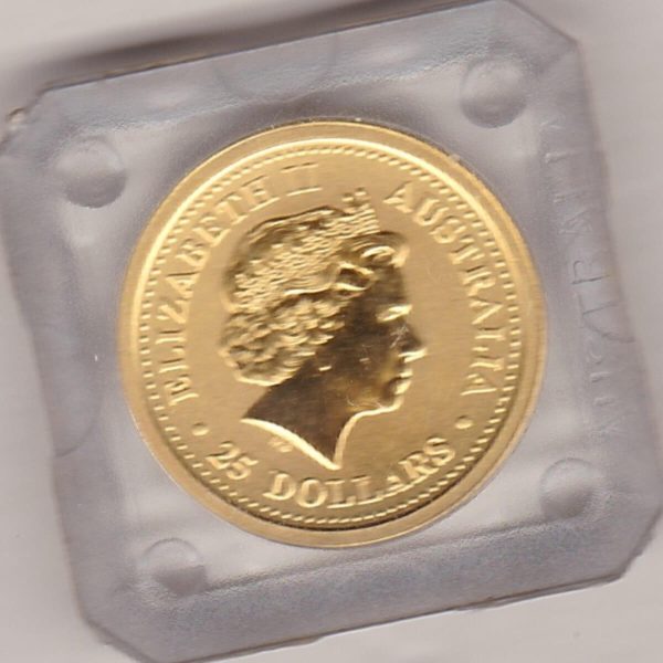 1999 Gold Australia Quarter Ounce Kangaroo - Image 2