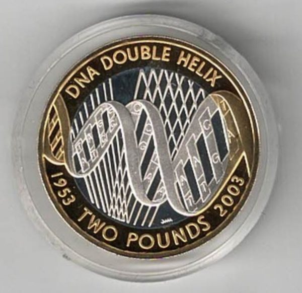 2003 Two Pounds Silver Proof Coin, it features Queen Elizabeth II on Obverse. This coin was issued by the royal mint with original box and certificate.