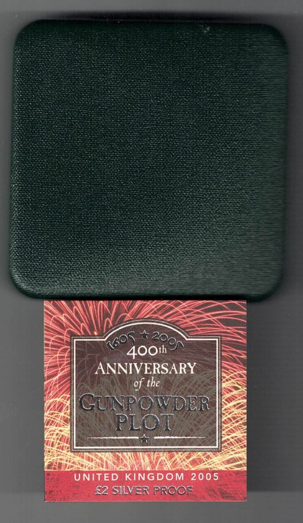 2005 Two Pounds Silver Proof Gunpowder Plot Coin - Image 3
