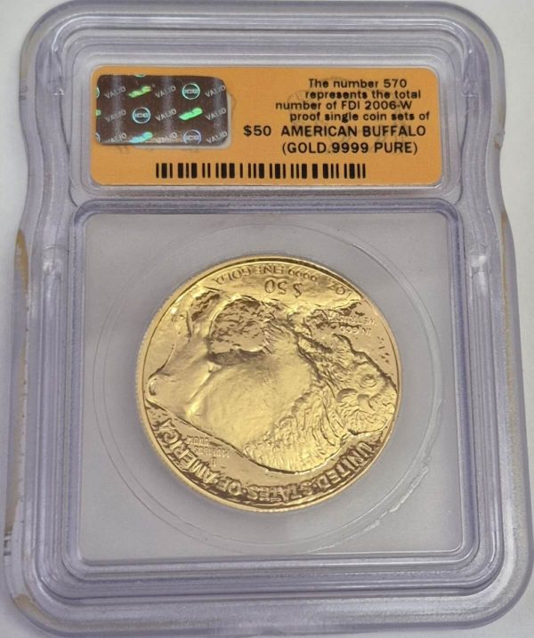 2006 Gold Proof USA One Ounce Buffalo - Image 2