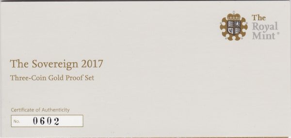 2017 Three Coin Gold Proof Set - Image 3