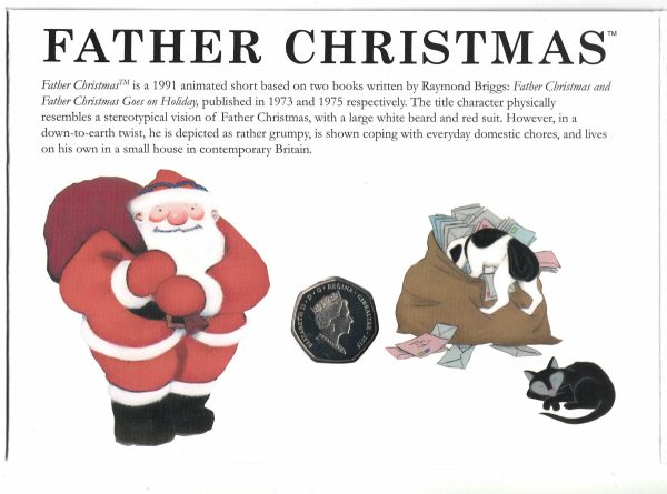 2019 Gibraltar Fifty Pence Father Christmas - Image 2