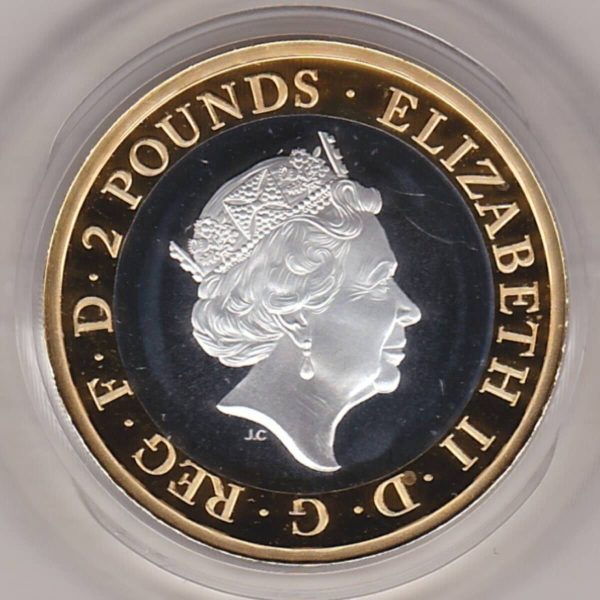 2019 Two Pounds Standard Silver Proof Wedgwood - Image 2